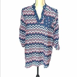 Wishful Park Nautical Shirt Medium